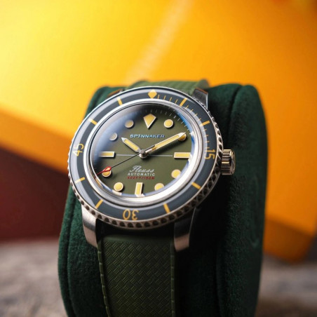 Spinnaker Watch - Fleuss 40 Automatic 145th Limited Edition - SP-5133-88 - Fern Grey