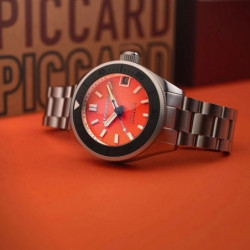 Montre SPINNAKER - PICCARD AUTOMATIC - SP-5098-99 - TANGERINE ORANGE