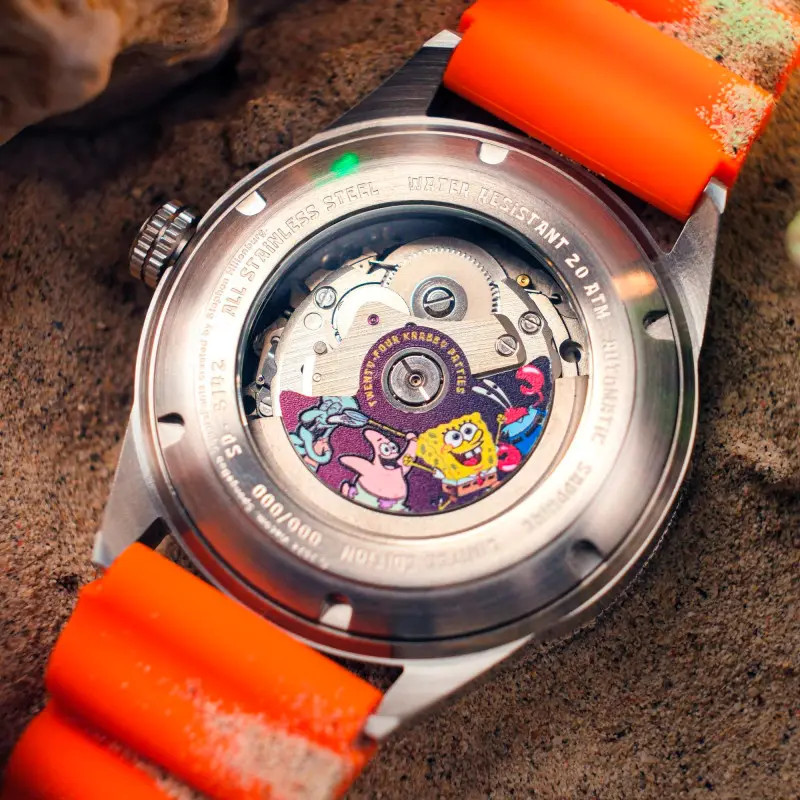 Montre SPINNAKER - CAHILL AUTOMATIC SPONGEBOB SQUAREPANTS TIMEKEEPER LIMITED EDITION - SP-5142-01 - FOGHORN