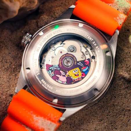 Montre SPINNAKER - CAHILL AUTOMATIC SPONGEBOB SQUAREPANTS TIMEKEEPER LIMITED EDITION - SP-5142-01 - FOGHORN