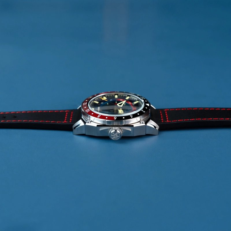 Montre AVI-8 - HAWKER HUNTER ATLAS GMT AUTOMATIC - DEVIL BLACK - AV-4122-01