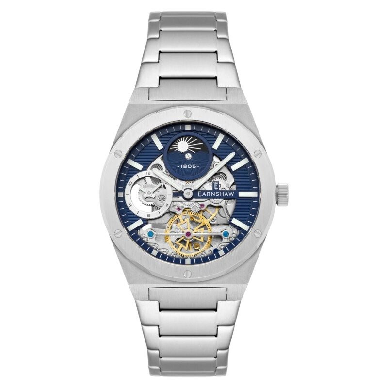 Montre Earnshaw – Drake Dual Time Automatic  – ES-8291-22