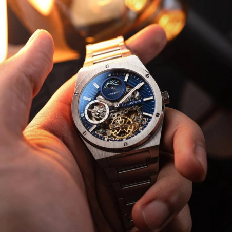 Montre Earnshaw – Drake Dual Time Automatic  – ES-8291-22