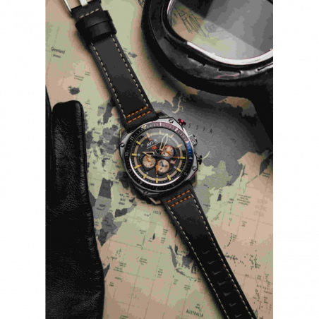 Montre AVI-8 – Hawker Hunter Dual Time Chrono – AV-4100-02