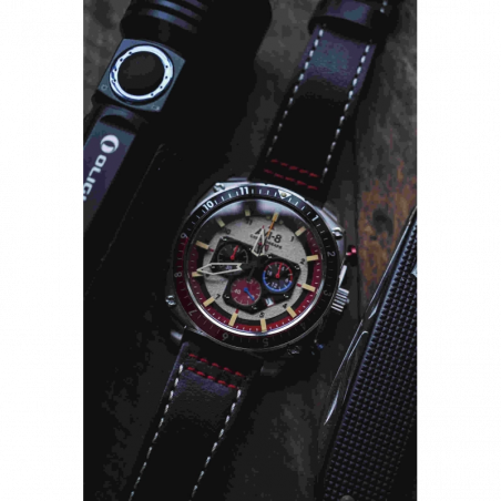 Montre AVI-8 – Hawker Hunter Dual Time Chrono – AV-4100-03