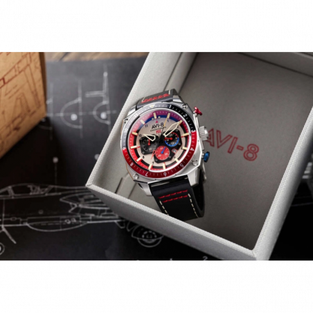 AVI-8 Watch – Hawker Hunter Dual Time Chrono – AV-4100-03