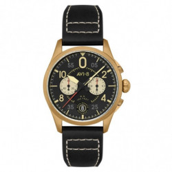Montre AVI-8 – SPITFIRE – Void Black  – AV-4089-07