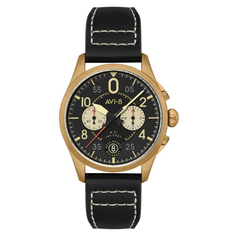 Montre AVI-8 – SPITFIRE – Void Black  – AV-4089-07