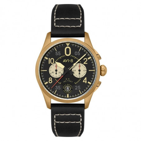 Montre AVI-8 – SPITFIRE – Void Black  – AV-4089-07