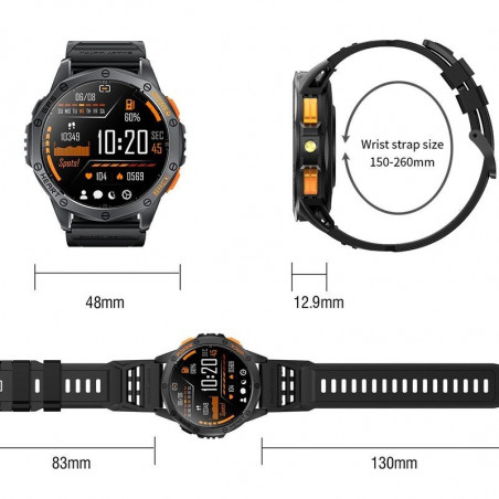 Montre Connectée Smarty mixte - GPS MOTION TRAIL - SW094A