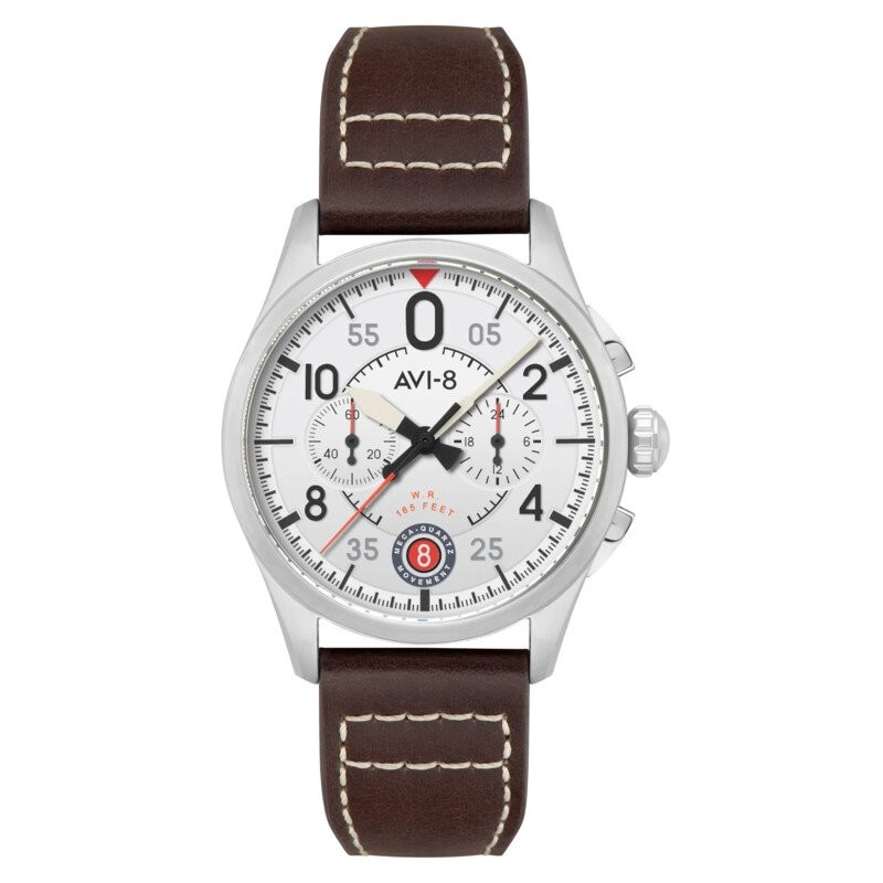 Montre AVI-8 – SPITFIRE – Aircraft White  – AV-4089-05