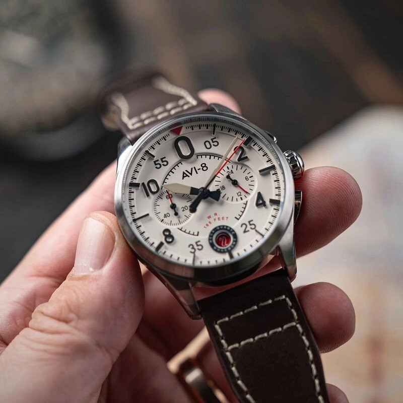 AVI-8 Watch – Spitfire – Aircraft White – AV-4089-05
