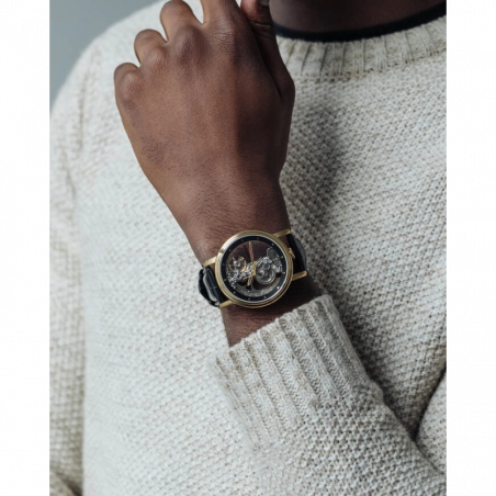 Montre Earnshaw – Fowler Bridge Skeleton Automatic  – ES-8225-04