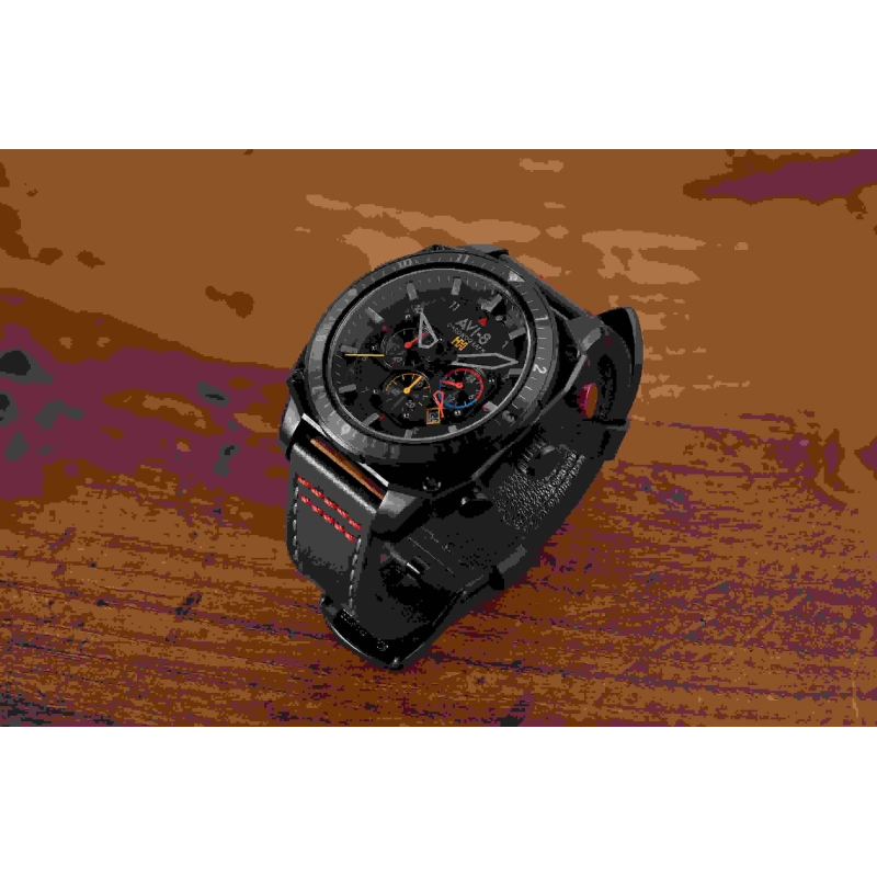 AVI-8 Watch – Hawker Hunter Dual Time Chrono – AV-4100-04