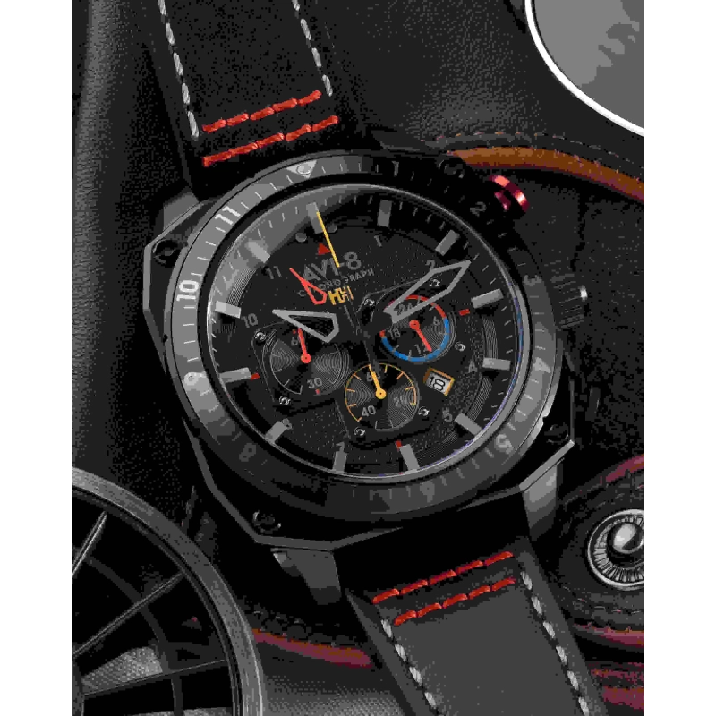 Montre AVI-8 – Hawker Hunter Dual Time Chrono – AV-4100-04