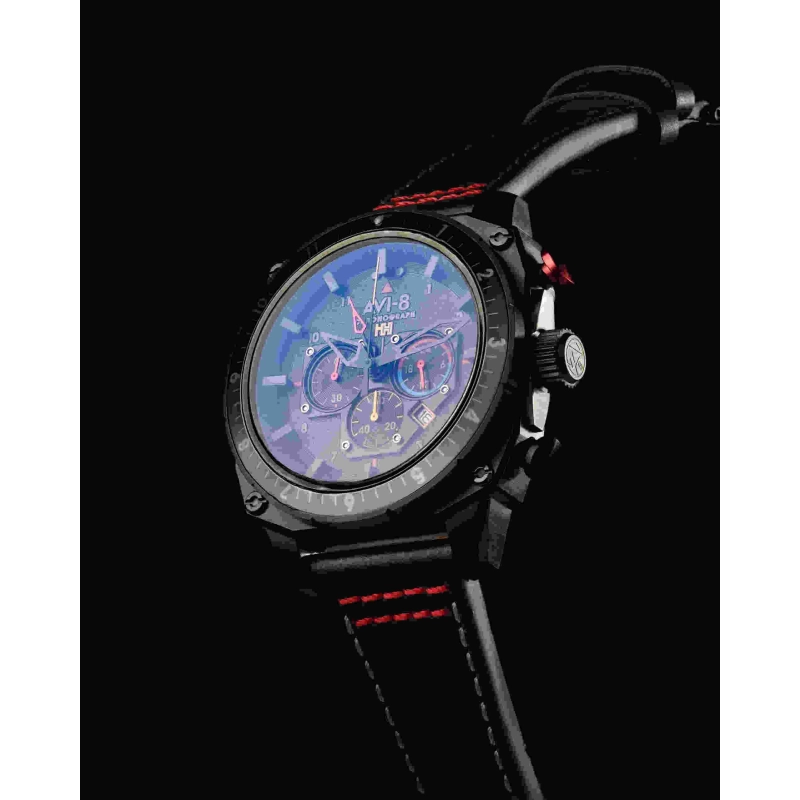 Montre AVI-8 – Hawker Hunter Dual Time Chrono – AV-4100-04
