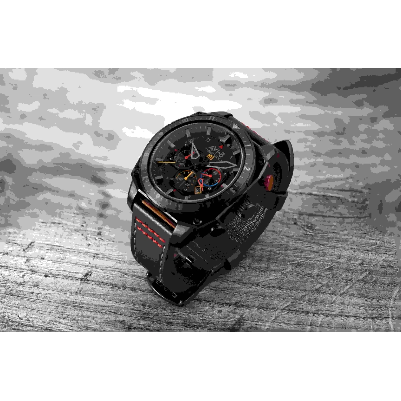 AVI-8 Watch – Hawker Hunter Dual Time Chrono – AV-4100-04