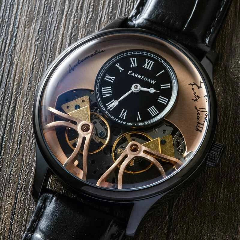 Montre Earnshaw – Scientists Faraday Double Barrel  – ES-8179-0D
