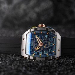 Nubeo Watch – Magellan Chronograph Retrograde – NB-6088-01 - Asteroid Blue