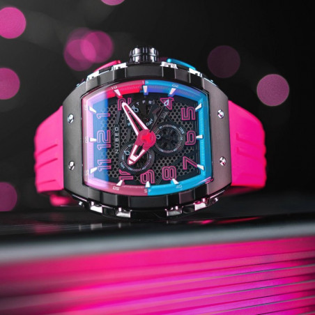 Montre NUBEO – MAGELLAN RETROGRADE CHRONOGRAPH – NB-6088-07 – BUBBLEGUM PINK