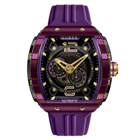 Montre NUBEO – MAGELLAN 24H AUTOMATIC – NB-6087-01 – DEEP PURPLE