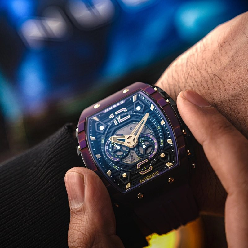 Montre NUBEO – MAGELLAN 24H AUTOMATIC – NB-6087-01 – DEEP PURPLE