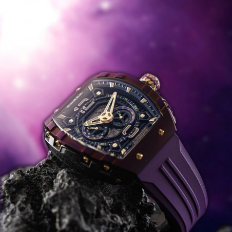 Montre NUBEO – MAGELLAN 24H AUTOMATIC – NB-6087-01 – DEEP PURPLE