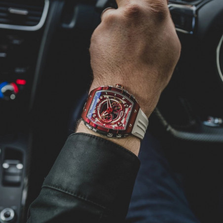 Montre NUBEO – MAGELLAN 24H AUTOMATIC – NB-6087-02 – CRIMSON ROSE