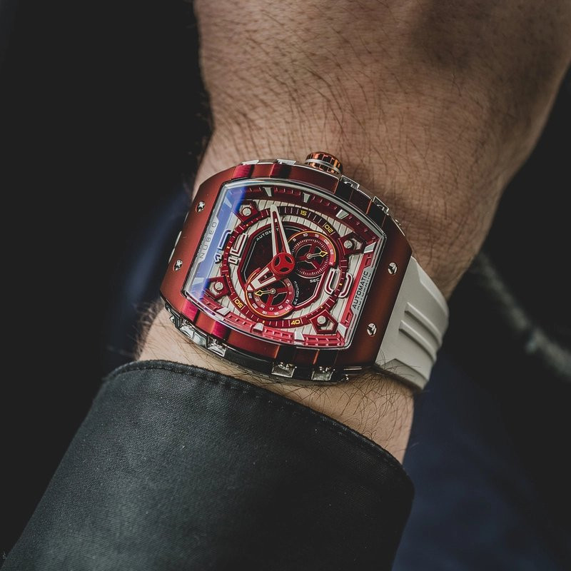 Montre NUBEO – MAGELLAN 24H AUTOMATIC – NB-6087-02 – CRIMSON ROSE
