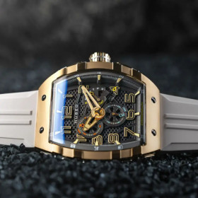 Montre NUBEO – MAGELLAN CHRONOGRAPH RETROGRADE – NB-6088-06 - WHITE GOLD