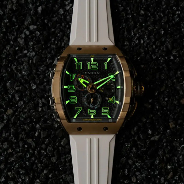 Montre NUBEO – MAGELLAN CHRONOGRAPH RETROGRADE – NB-6088-06 - WHITE GOLD