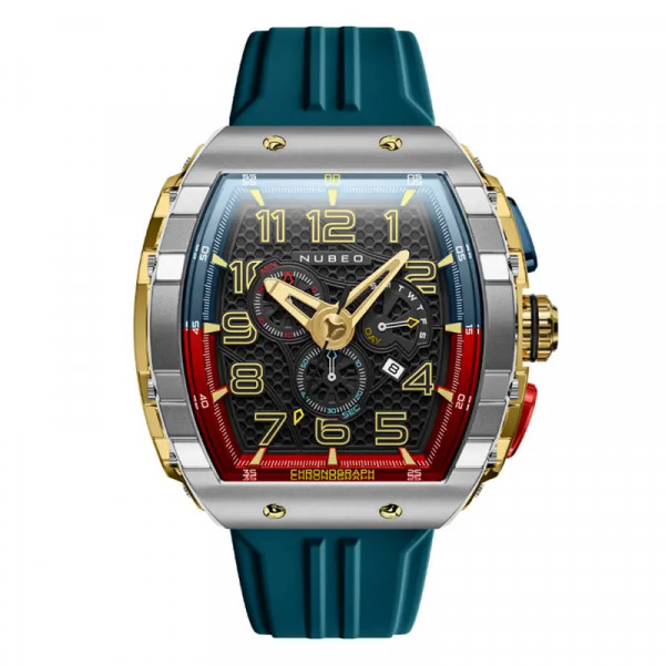 Montre NUBEO – MAGELLAN CHRONOGRAPH RETROGRADE – NB-6088-04 - GAMER BLUE