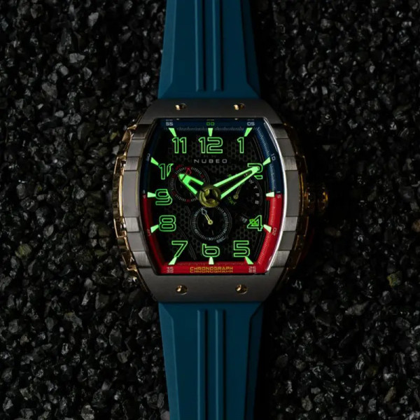 Montre NUBEO – MAGELLAN CHRONOGRAPH RETROGRADE – NB-6088-04 - GAMER BLUE