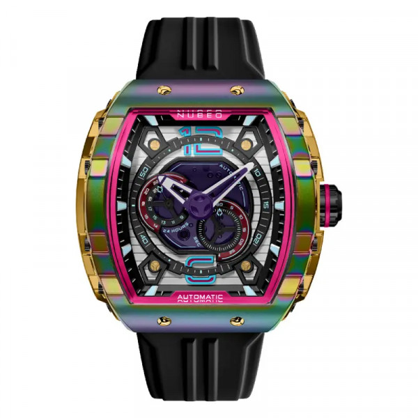 Montre NUBEO – MAGELLAN 24H AUTOMATIC – NB-6087-03 – IRIDESCENT GOLD -