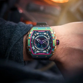 Montre NUBEO – MAGELLAN 24H AUTOMATIC – NB-6087-03 – IRIDESCENT GOLD -