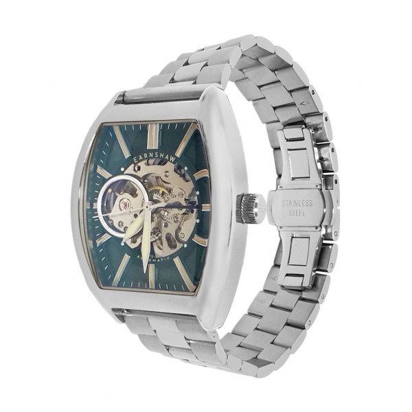 Montre Earnshaw -  Heritage Beauchamp Skeleton Automatic  – ES-8310-33 – Verdant Green