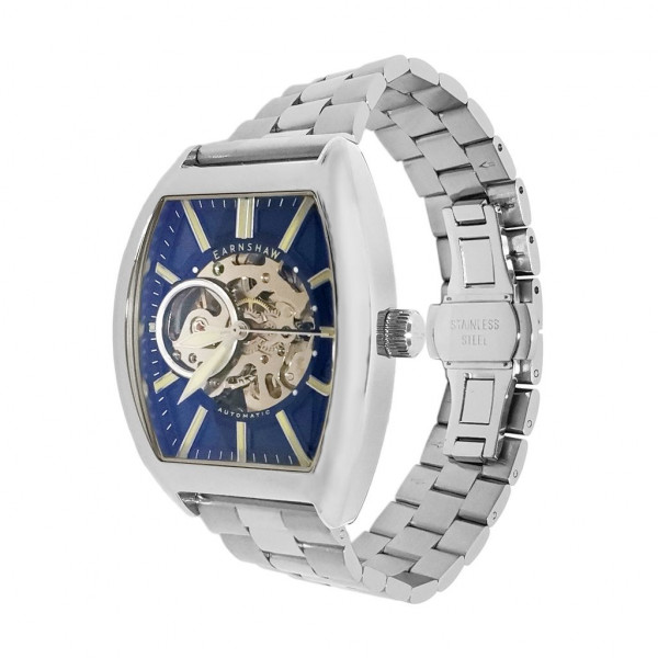 Montre Earnshaw -  Heritage Beauchamp Skeleton Automatic  – ES-8310-22 – Indigo Blue