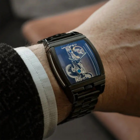 Montre Earnshaw -  Discovery Wolver Bridge Mechanical  – ES-8299-44 – All Black