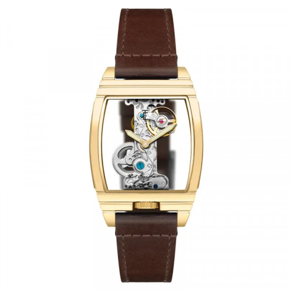 Montre Earnshaw -  Discovery Wolver Bridge Mechanical  – ES-8299-03 – Golden Brown