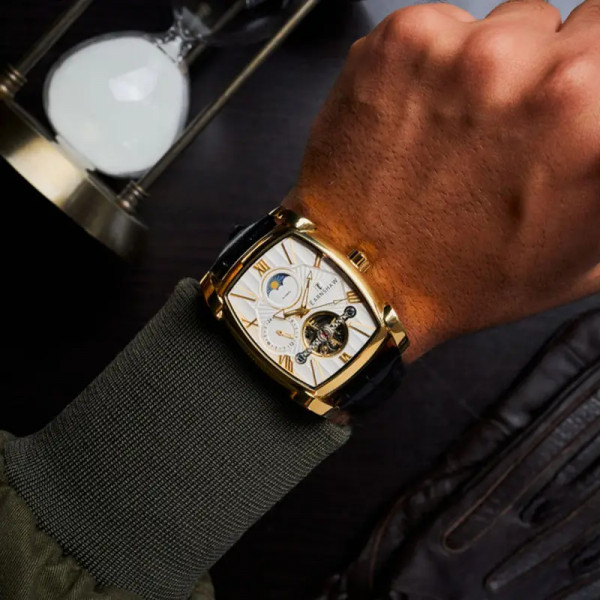 Montre Earnshaw -  Heritage Kensington Multifonction Automatic – ES-8296-03 – Silver Gold