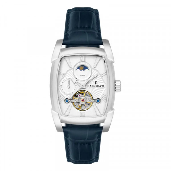 Montre Earnshaw -  Heritage Kensington Multifonction Automatic – ES-8296-02 – Silver White