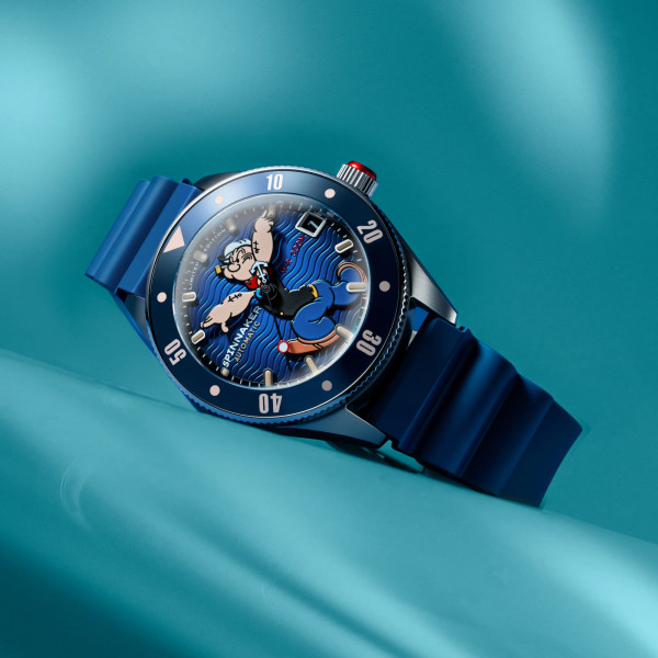 Spinnaker Watch - Challenger Automatic - Popeye Anchor Arms Limited Edition Blue Buoy - SP-5163-02