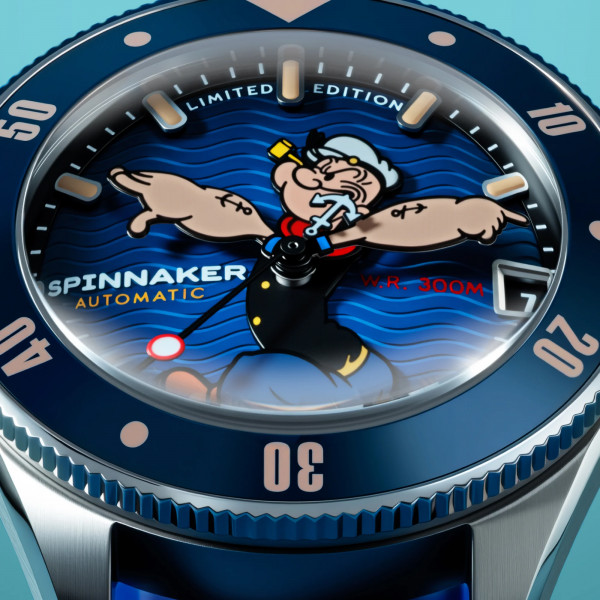 Spinnaker Watch - Challenger Automatic - Popeye Anchor Arms Limited Edition Blue Buoy - SP-5163-02