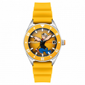 Spinnaker Watch - Challenger Automatic - Popeye Anchor Arms Limited Edition Corncob Yellow - SP-5163-01