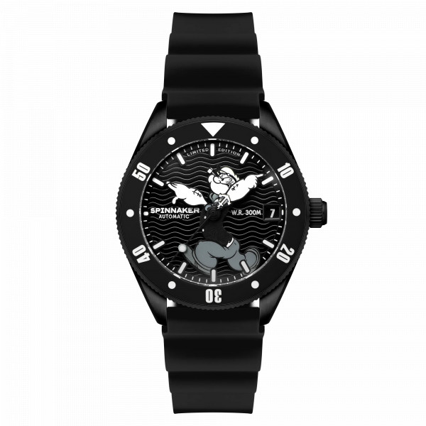 Montre Spinnaker - Challenger Automatic - Popeye Anchor Arms Limited Edition Midnight Mast - SP-5163-03