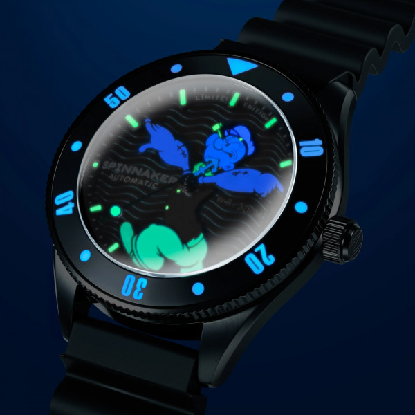 Montre Spinnaker - Challenger Automatic - Popeye Anchor Arms Limited Edition Midnight Mast - SP-5163-03