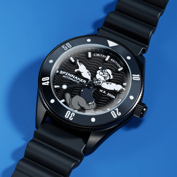 Montre Spinnaker - Challenger Automatic - Popeye Anchor Arms Limited Edition Midnight Mast - SP-5163-03