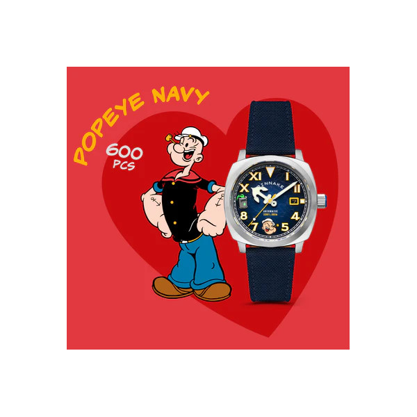 Montre Spinnaker - Hull California Automatic Popeye Sailors And Sweethearts Limited Edition - SP-5169-01 - Popeye Navy