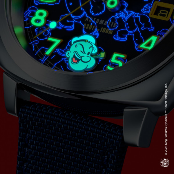 Spinnaker Watch - Hull California Automatic Popeye Sailors And Sweethearts Limited Edition - SP-5169-01 - Popeye Navy