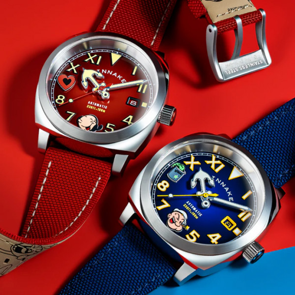 Spinnaker Watch - Hull California Automatic Popeye Sailors And Sweethearts Limited Edition - SP-5169-02 - Olive Oyl Red